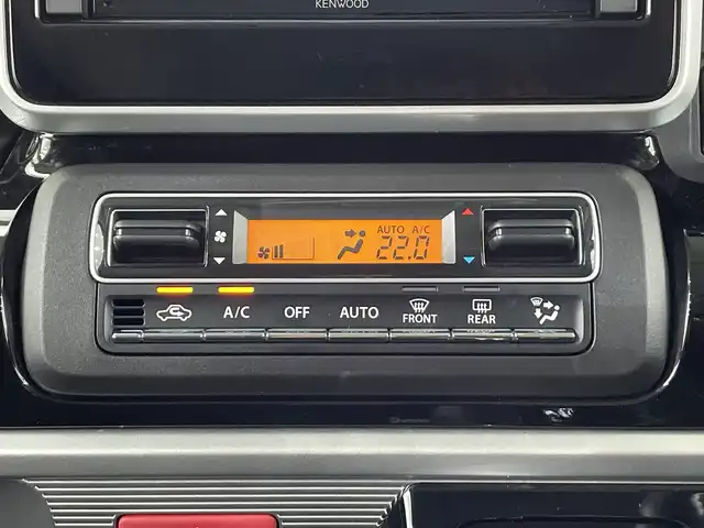 マツダ フレアワゴン カスタムスタイル ハイブリッド XS 栃木県 2020(令2)年 3.6万km ブルーイッシュブラックパール3 ディスプレイオーディオ/（CD/Bluetooth/USB/AppleCarplay/Android）/バックカメラ/コーナーセンサー/両側パワースライドドア/ハーフレザーシート/運転席シートヒーター/禁煙車/オートライト/LEDヘッドライト/横滑り防止装置/フォグランプ/スマートキー/プッシュスタート/アイドリングストップ/純正アルミホイール/純正フロアマット