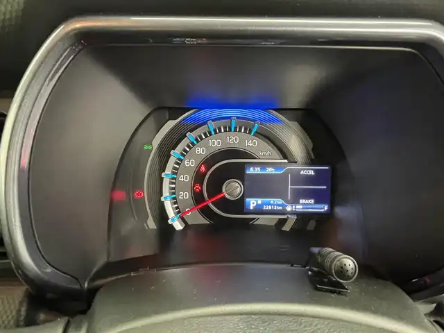 スズキ ハスラー Jスタイル 群馬県 2022(令4)年 2.3万km デニムブルー ガンメタリック 2トーン デュアルカメラブレーキサポート　純正オーディオ　ＬＥＤライト　ハイビームアシスト　シートヒーター　純正１５インチＡＷ　ステアリングリモコン　プッシュスタート　スマートキー　純正フロアマット　禁煙車