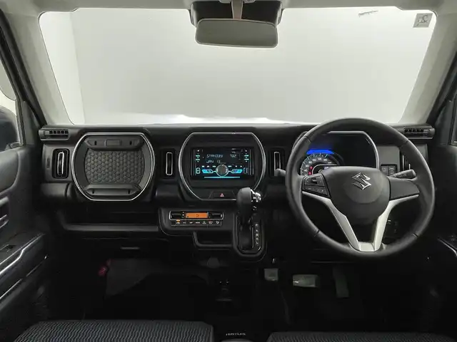 スズキ ハスラー Jスタイル 群馬県 2022(令4)年 2.3万km デニムブルー ガンメタリック 2トーン デュアルカメラブレーキサポート　純正オーディオ　ＬＥＤライト　ハイビームアシスト　シートヒーター　純正１５インチＡＷ　ステアリングリモコン　プッシュスタート　スマートキー　純正フロアマット　禁煙車