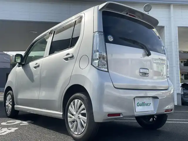 スズキ ワゴンＲ FZ 長崎県 2014(平26)年 5.5万km シルキーシルバーメタリック ワンオーナー/純正オーディオ/・AM・FM/CD/AUX/プッシュスタート/ステアリングスイッチ/D席シートヒーター/衝突軽減ブレーキ/アイドリングストップ/電動格納ウィンカーミラー/フロアマット/ドアバイザー/保証書/取扱説明書/スペアキー