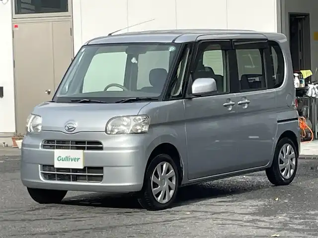 ダイハツ タント L 宮城県 2011(平23)年 6万km ブライトシルバーメタリック 純正オーディオ/（ＦＭ／ＡＭ／ＣＤ）　/片側スライドドア　/ベンチシート　/ヘッドライトレベライザー　/電動格納ミラー　/スタッドレスタイヤ社外ＡＷ/（１５５／６５Ｒ１４／７ｍｍ）