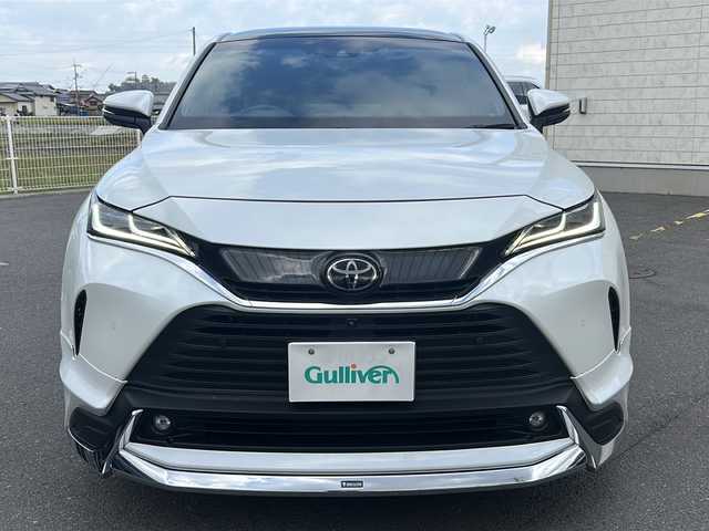 トヨタ ハリアー Z レザーパッケージ 香川県 2023(令5)年 3.1万km 白 T-Connect SDナビ＋JBLプレミアムサウンドシステム（フルセグTV/BT)/アラウンドビューモニター/ヘッドアップディスプレイ/ブラインドスポットモニター/デジタルインナーミラー/ステアリングヒーター/モデリスタ（フロント，サイド，リア）/ガラスルーフ/電動リアゲート/パワーシート/シートヒーター/コーナーセンサー/シートメモリー/ビルトインETC2.0/LEDヘッドライト