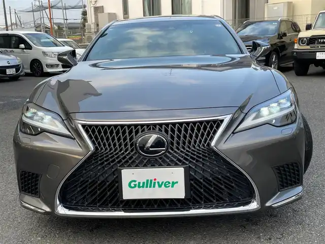 レクサス ＬＳ 500 バージョンL 神奈川県 2021(令3)年 2.3万km マンガンラスター サンルーフ/黒革シート/純正メモリーナビ・地デジTV/全方位カメラ/デジタルインナーミラー/HUD/全席パワーシート/シートヒーター/エアシート/前席マッサージ機能/純正20インチAW/純正エアサス/LEDヘッドライト/全ドアイージークローザー/電動トランク/レクサスセーフティシステム+/レーダークルーズコントロール/PCS/LTA/BSM/PKSA/PKSB/RSA/コーナーセンサー/オートハイビーム/純正CD/DVD/SD/MSV/USB/BT/Miracast/ビルトインETC2.0/前後ドライブレコーダー/パドルシフト/プッシュスタート/スマートキー
