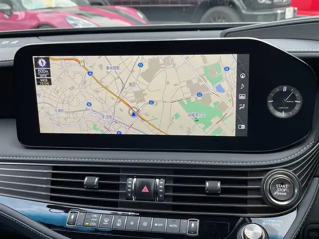 レクサス ＬＳ 500 バージョンL 神奈川県 2021(令3)年 2.3万km マンガンラスター サンルーフ/黒革シート/純正メモリーナビ・地デジTV/全方位カメラ/デジタルインナーミラー/HUD/全席パワーシート/シートヒーター/エアシート/前席マッサージ機能/純正20インチAW/純正エアサス/LEDヘッドライト/全ドアイージークローザー/電動トランク/レクサスセーフティシステム+/レーダークルーズコントロール/PCS/LTA/BSM/PKSA/PKSB/RSA/コーナーセンサー/オートハイビーム/純正CD/DVD/SD/MSV/USB/BT/Miracast/ビルトインETC2.0/前後ドライブレコーダー/パドルシフト/プッシュスタート/スマートキー