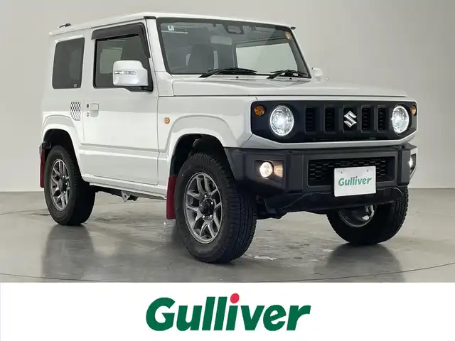 スズキ ジムニー XC 愛知県 2020(令2)年 4.1万km ピュアホワイトP 社外ナビ　シートヒーター　バックカメラ　禁煙　ＴＶ　ＤＶＤ再生　ドラレコ　ＥＴＣ　追従クルコン　衝突軽減　車線逸脱　ＬＥＤオートライト　フォグランプ　ミラーヒーター　純正フロアマット　プッシュスタート　スマートキー　デュアルセンサーブレーキサポート　純正アルミ　Bluetooth　純正マッドフラップ