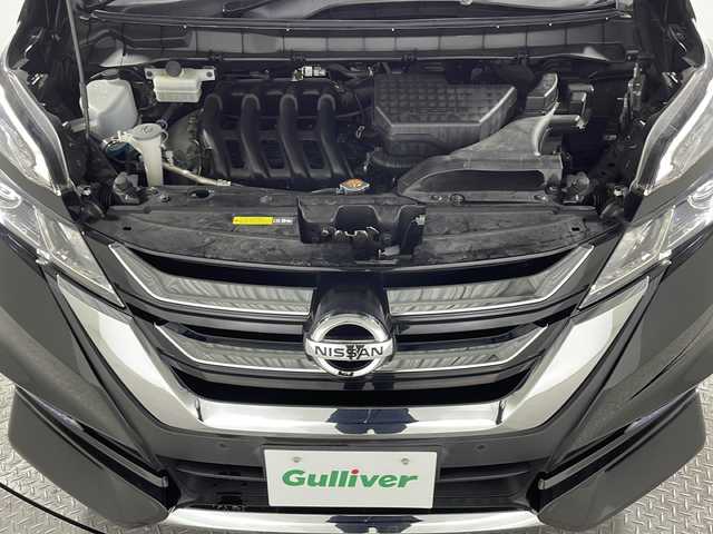 日産 セレナ ハイウェイスターVセレクションⅡ 熊本県 2019(平31)年 5.9万km ダイヤモンドブラック 〇純正9インチナビ/〇フルセグTV/〇パワースライドドア（両側）/〇バックカメラ/〇ビルトインETC/〇インテリジェントアラウンドビューモニター/〇エマージェンシーブレーキ/〇クルーズコントロール/〇LEDヘッドランプ/〇オートライト/〇純正16インチアルミ/〇革巻きステアリング/〇オートエアコン/〇インテリジェントキー/〇禁煙車