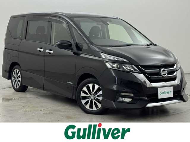 日産 セレナ ハイウェイスターVセレクションⅡ 福岡県 2019(平31)年 5.9万km ダイヤモンドブラック 純正９型ナビ　/全方位カメラ　/ＥＴＣ　/前方ドラレコ　/クルーズコントロール　/コーナーセンサー　/エマージェンシーブレーキ　/レーンキープ　/パーキングアシスト　/両側電動スライドドア　/純正１６インチＡＷ　/ＬＥＤヘッドライト