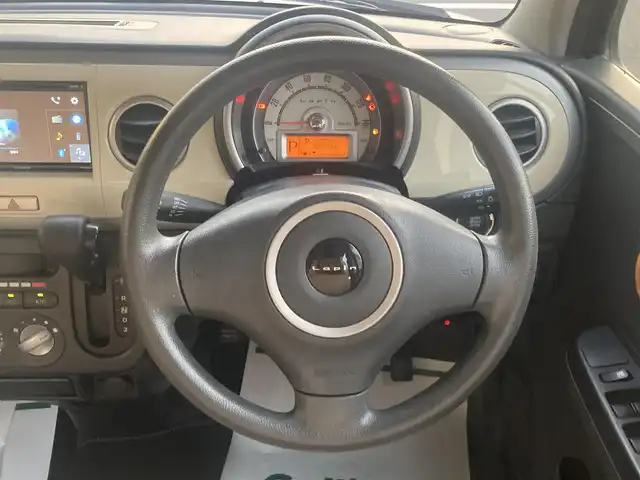 スズキ ラパン G 岡山県 2015(平27)年 6.9万km パールホワイト ETC/エアバック/Bluetooth接続可/プッシュスタート/スマートキー/純正フロアマット/ドアバイザー