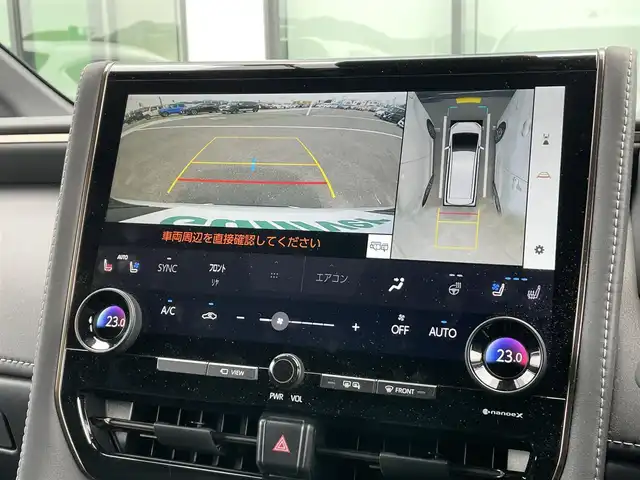 トヨタ アルファードハイブリット Z 香川県 2023(令5)年 1.6万km プラチナホワイトパールマイカ 登録時走行距離：15393km/メーカー純正ナビ/　BT フルセグTV/全方位カメラ/フリップダウンモニター/モデリスタエアロ/左右独立稼働型ムーンルーフ/ブラックレザーシート/シートベンチレーション/パワーシート/シートメモリ/オットマン/電動シェード/プリクラッシュセーフティシステム/レーンキープアシスト/レーダークルーズコントロール/クリアランスソナー/ブラインドスポットモニター/ヘッドアップディスプレイ/オートハイビーム/LEDヘッドライト/オートライト/フォグランプ/前後ドライブレコーダー/ビルトインETC2.0/MTモード付AT/横滑り防止装置/オートホールド機能付き電子パーキングブレーキ/置くだけ充電/AC100V充電/木目革巻きコンビステアリング/ステアリングスイッチ/ステアリングヒーター/プッシュスタート/スマートキー
