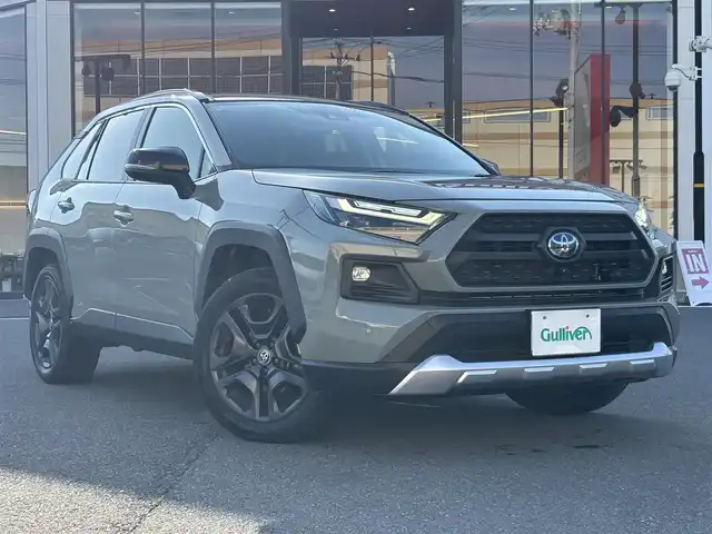トヨタ ＲＡＶ４ ハイブリッド アドベンチャー 宮城県 2022(令4)年 7万km アッシュグレーメタリック/アーバンカーキ 走行距離：６９６５９ｋｍ/サンルーフ/前後ドライブレコーダー/ETC2.0/D＋N席エアシート/D＋N席シートヒーター/純正アルミホイール/純正フロアマット/パワーリアゲート/BSM/ルーフレール/追従付きクルーズコントロール/シートメモリー/純正ナビ/パーキングアシスト/プリクラッシュ/電格ミラー/ウインカーミラー