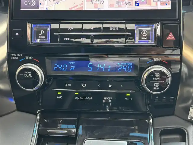 トヨタ ヴェルファイア Z Gエディション 大阪府 2019(令1)年 2.5万km ブラック ワンオーナー/ツインムーンルーフ/モデリスタエアロ/ALPINE BIGX ナビ（EX11Z）/・AM/FM/CD/DVD/BT/フルセグTV/バックカメラ/ALPINE 12.8インチ後席用モニタ（PXH12X-B）/デジタルインナーミラー/トヨタセーフティーセンス/・プリクラッシュセーフティーセンス/・レーンディパーチャーアラート/・レーダークルーズコントロール/・ロードサインアシスト/オートマチックハイビーム/ブラインドスポットモニター/リアクロストラフィックアラート/インテリジェントクリアランスソナー/両側パワースライドドア/電動リアゲート/黒革シート/D席メモリ付きパワーシート/D/N シートヒーター/ベンチレーション/ウッドコンビステアリング/ステアリングヒーター/三眼LEDヘッドライト/前後ドラレコ（TZ-D205W）/取扱説明書/保証書/スペアキー/記録簿R2/R3/R4/R5/R6/R7