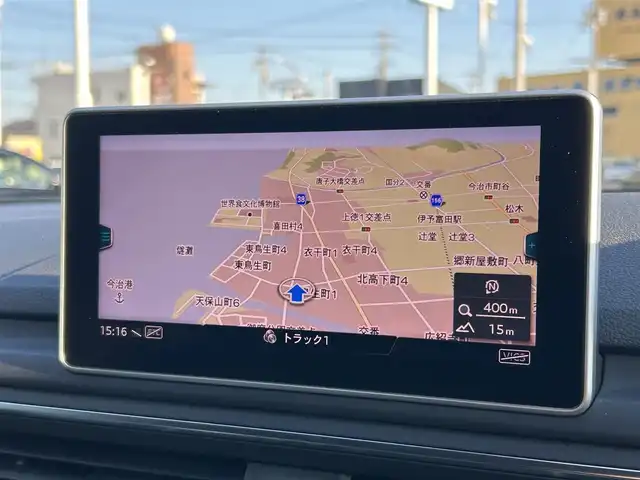 アウディ Ａ４ アバント 2．0 TFSI 愛媛県 2017(平29)年 5.8万km 黒 メーカーオプション純正ナビ/BT/AM・FM/CD/DVD/フルセグTV/ETC/純正ドライブレコーダー/全方位カメラ/追従型クルーズコントロール/D+N席パワーシート/アイドリングストップ/衝突軽減システム/オートライト/純正フロアマット/純正アルミホイール/LEDヘッドライト