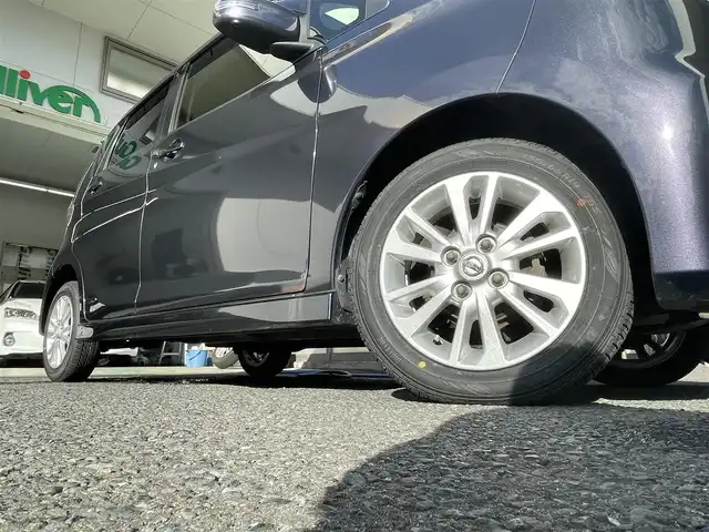 日産 デイズ ハイウェイスターX 宮城県 2014(平26)年 8.5万km プレミアムパープルP 純正ＳＤナビ/（ＦＭ／ＡＭ／ＣＤ／ＤＶＤ／Ｂｌｕｅｔｏｏｔｈ）　/フルセグテレビ　/アラウンドビューモニター　/アイドリングストップ　/バックカメラ　/スマートキー　/プッシュスタート　/ＥＴＣ　/電動格納ミラー/スタッドレス社外AW/（155/65R14 7mm）