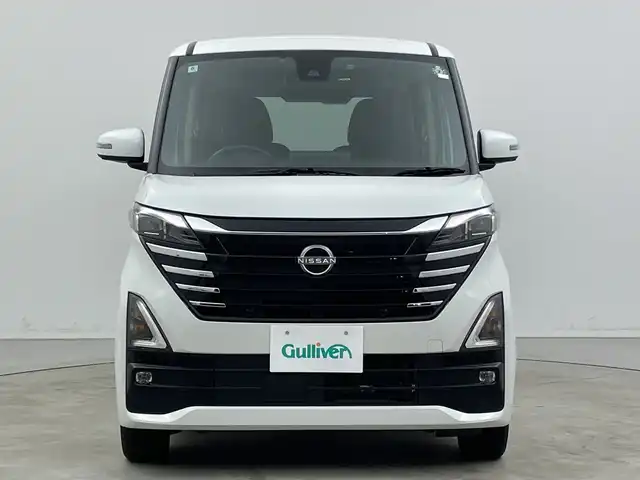 日産 ルークス HWS X プロパイロットED 新潟県 2023(令5)年 6.5万km ホワイトパール 4WD/純正メモリナビ【MJ122D-W】/　フルセグTV/Bluetooth/CD/USB/プロパイロット/衝突被害軽減ブレーキ/レーンキープアシスト/レーダークルーズコントロール/両側パワースライドドア/アラウンドビューモニター/インテリジェントルームミラー/前席シートヒーター/ステアリングヒーター/ビルトインETC/前後コーナーセンサー/アイドリングストップ/LEDヘッドライト/レザーステアリング