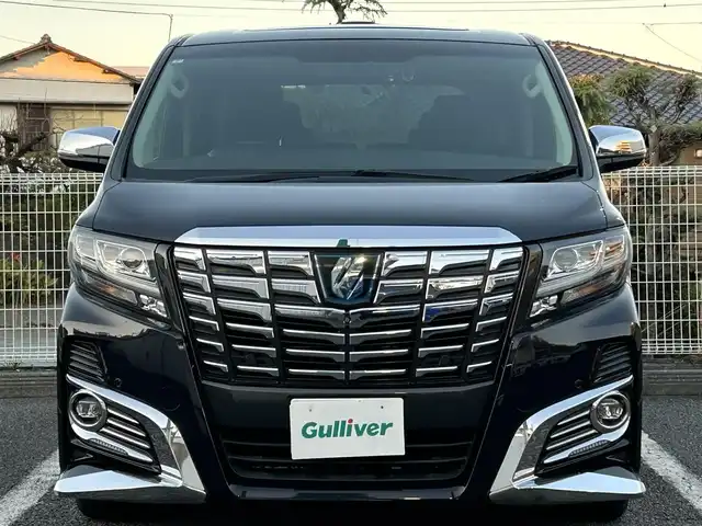 トヨタ アルファードハイブリット SR 道央・札幌 2015(平27)年 11.4万km スパークリングブラックパールクリスタルシャイン ユーザー買取車両/純正HDDナビ/【AM/FM/TV/BT/CD/SD】/純正17インチAW/JBLサウンド/エンジンスタートボタン/MTモード付AT/アイドリンクストップ/スマートキー/スペアキー×１/クルーズコントロール/ETC/USB入力端子/バックカメラ/ドライブレコーダー/両側パワースライドドア/100V電源/オットマン/3列シート/サンルーフ/パワーシート/ハーフレザーシート/AC100電源/ウォークスルー/コーナーセンサー/横滑り防止装置/衝突被害軽減システム/保証書/取扱説明書