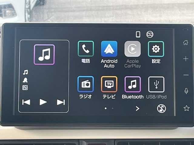ダイハツ ムーヴ キャンバス ストライプス G 山口県 2023(令5)年 2.3万km シャイニングホワイトパール/スムーズグレーマイカメタリック 純正ディスプレイオーディオ/（USB/HDMI/Bluetooth/AppleCarPlay/androidauto）/全方位カメラ/電動パーキング/シートヒーター（D/N）/両側パワースライドドア/オートライト/オートライトハイビーム/オートブレーキホールド/ワイヤレス充電/温ドリンクホルダー/レザーシートカバー/ドライブレコーダー/ETC/アイドリングストップ