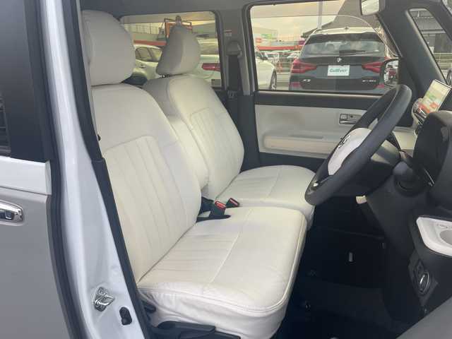 ダイハツ ムーヴ キャンバス ストライプス G 山口県 2023(令5)年 2.3万km シャイニングホワイトパール/スムーズグレーマイカメタリック 純正ディスプレイオーディオ/（USB/HDMI/Bluetooth/AppleCarPlay/androidauto）/全方位カメラ/電動パーキング/シートヒーター（D/N）/両側パワースライドドア/オートライト/オートライトハイビーム/オートブレーキホールド/ワイヤレス充電/温ドリンクホルダー/レザーシートカバー/ドライブレコーダー/ETC/アイドリングストップ