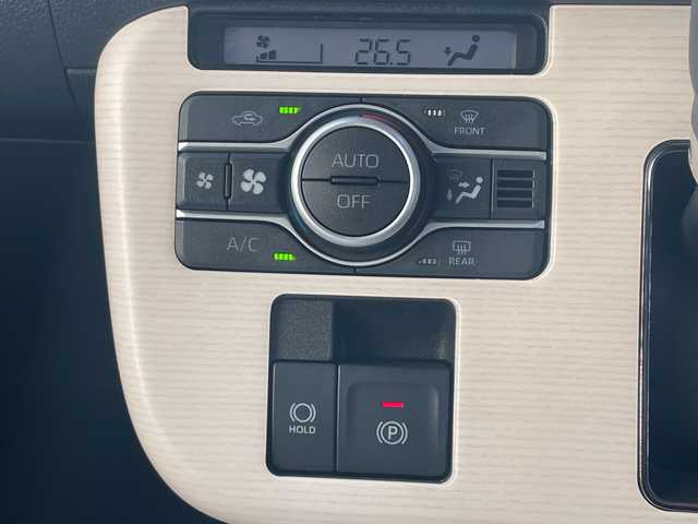 ダイハツ ムーヴ キャンバス ストライプス G 山口県 2023(令5)年 2.3万km シャイニングホワイトパール/スムーズグレーマイカメタリック 純正ディスプレイオーディオ/（USB/HDMI/Bluetooth/AppleCarPlay/androidauto）/全方位カメラ/電動パーキング/シートヒーター（D/N）/両側パワースライドドア/オートライト/オートライトハイビーム/オートブレーキホールド/ワイヤレス充電/温ドリンクホルダー/レザーシートカバー/ドライブレコーダー/ETC/アイドリングストップ