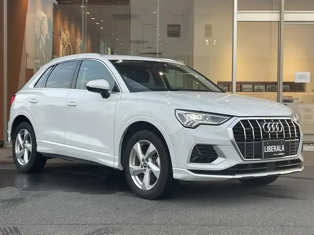 アウディ Ｑ３ 35TDIクワトロ アドバンスド 鹿児島県 2021(令3)年 7万km グレイシアホワイトメタリック 純正ナビ/ETC/BT/ACC/ドラレコ前後/パワーシートＤＮ/LEDヘッドライト/純正18インチアルミ/ブラインドスポットモニター