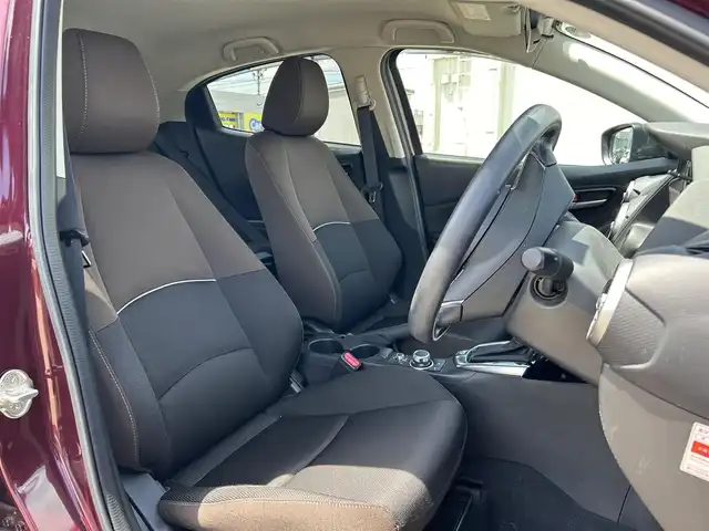 マツダ マツダ２ 15S プロアクティブ Sパッケージ 富山県 2021(令3)年 2.7万km ディープクリムゾンマイカ 純正メーカーナビ/フルセグTV/DVD再生/ETC/Bluetooth搭載/アラウンドビューモニター/コーナーセンサー/レーダークルーズコントロール/衝突被害軽減システム/横滑り防止装置/アイドリングストップ/ドアバイザー/プッシュスタート/シートヒーターD＋N席/SPORTモード搭載/LEDオートライト/純正AW付夏タイヤ4本積み込み