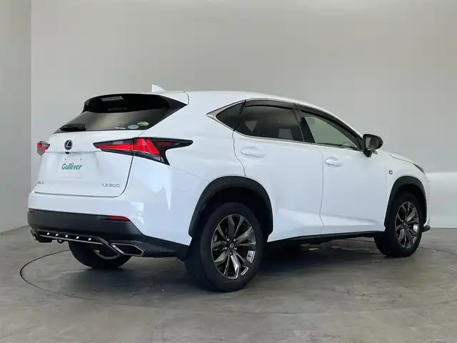 レクサス ＮＸ 300 Fスポーツ 埼玉県 2018(平30)年 2.4万km ホワイトノーヴァガラスフレーク サンルーフ　純正１０．３インチナビ　バックカメラ　黒革シート　レーダークルーズ　ビルトインＥＴＣ２．０　シートヒーター　ベンチレーション　ステアリングヒーター　メモリシート　パワーバックドア　ＬＥＤ