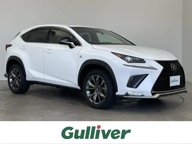 レクサス ＮＸ 300 Fスポーツ 埼玉県 2018(平30)年 2.4万km ホワイトノーヴァガラスフレーク サンルーフ　純正１０．３インチナビ　バックカメラ　黒革シート　レーダークルーズ　ビルトインＥＴＣ２．０　シートヒーター　ベンチレーション　ステアリングヒーター　メモリシート　パワーバックドア　ＬＥＤ