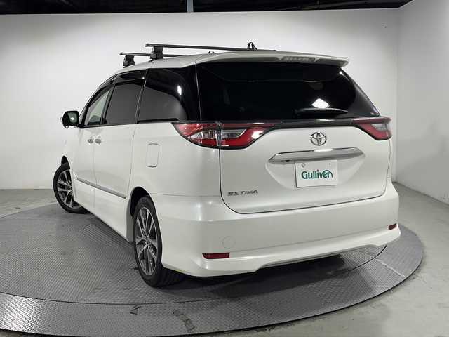 トヨタ エスティマ アエラス プレミアム G 広島県 2018(平30)年 4.5万km ホワイトパールクリスタルシャイン 純正10型ナビ /フリップダウンモニター /両側パワースライドドア /オットマン /パワーバックドア /シートヒーター /クルーズコントロール /レーンキープアシスト /衝突軽減ブレーキ  /LEDヘッドランプ/ETC/純正１８インチアルミホイール（225/50/R18)/エアバック（運転席/助手席）