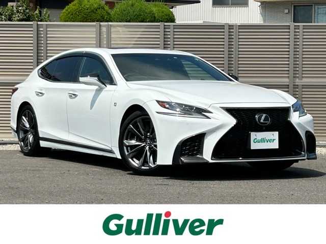 レクサス ＬＳ 500 Fスポーツ 千葉県 2020(令2)年 9.8万km ホワイトノーヴァガラスフレーク 純正ナビ/CD/DVD/Bluetooth/フルセグTV/パノラミックビューモニター/サンルーフ/ETC2.0/ハーフレザーシート/前席パワーシート/前席シートヒーター/シートレータ/スペアキー×２/衝突被害軽減システム/レーダークルーズコントロール/純正LEDヘッドライト/純正20インチアルミホイール/純正フロアマット/保証書