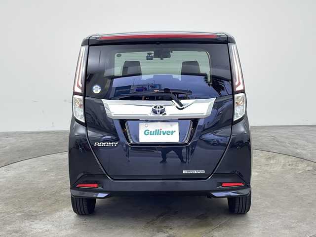 トヨタ ルーミー カスタムG－T 兵庫県 2022(令4)年 0.4万km ブラックマイカメタリック ・ワンオーナー/・純正ナビ/CD/DVD/BT/USB/SD/TV/・全方位カメラ/・プリクラッシュセーフティ/・レーンディパーチャーアラート/・レーダークルーズコントロール/・クリアランスソナー/・オートマチックハイビーム/・アイドリングストップ/・ビークルスタビリティコントロール/・LEDヘッドライト/・オートライト/・フォグランプ/・両側パワースライドドア/・ウェルカムパワースライドドア/・ステアリングリモコン/・前席シートヒーター/・前後ドライブレコーダー/・ビルトインETC/・純正フロアマット/・純正15インチアルミホイール/・革調シートカバー/・電動格納ミラー/・ウィンカーミラー/・スマートキー/・スペアキー/・プッシュスタート