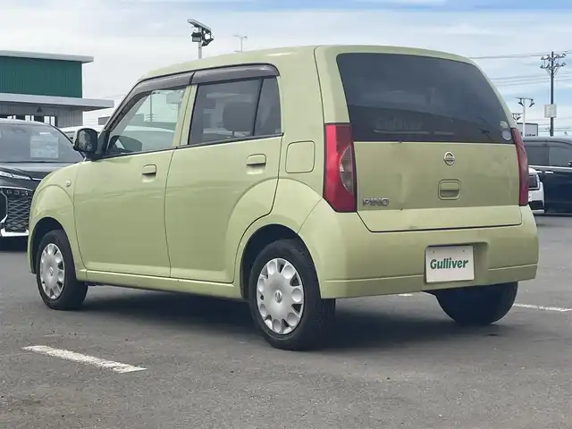 日産 ピノ S 東京都 2007(平19)年 4.7万km ライムグリーン ５MT/ストラーダナビ/ワンセグ/ＣＤ/ヘッドライトレベライザー/純正フロアマット/ドアバイザー/パワステ/パワーウィンドウ