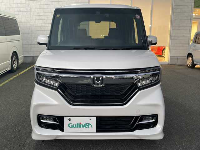 ホンダ Ｎ ＢＯＸ カスタム G L ターボ ホンダセンシング 香川県 2018(平30)年 3.5万km プラチナホワイトパール 純正8インチディーラーOPナビ（フルセグTV/CD，DVD/BT)/バックカメラ/ドライブレコーダー/両側パワースライドドア/コーナーセンサー/ビルトインETC/オートライト/ターボ