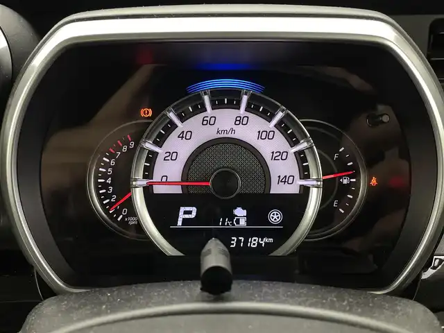 スズキ スペーシア カスタム HYBRID XS ターボ 福井県 2019(平31)年 3.8万km ブルーイッシュブラックパール3 純正8インチナビ/型式：CN-RZ843/【AM/FM/CD/Bluetooth/フルセグTV】/バックカメラ/ETC/両側電動スライドドア/アイドリングストップ/オートライト/LEDヘッドライド/プッシュスタート/スマートキー/衝突軽減ブレーキ/クルーズコントロール