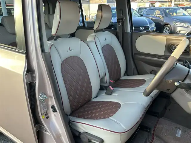 スズキ ラパン ショコラ X 愛媛県 2014(平26)年 4.4万km ピンク パナソニック製ナビ/BT/AM・FM/CD/DVD/バックカメラ/ETC/AAC/スマートキー/純正フロアマット/純正ホイールキャップ/アイドリングストップ/ベンチシート