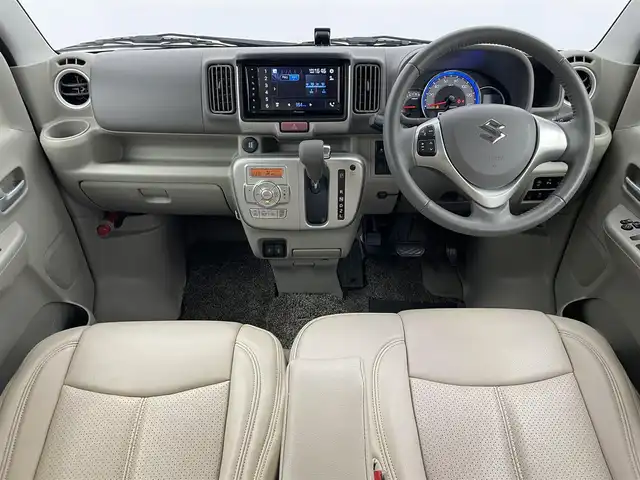 スズキ エブリィ ワゴン PZターボ スペシャル 富山県 2022(令4)年 3.1万km パールホワイト 4WD/純正DA（AM/FM/CD/DVD/USB/BT）/バックカメラ/IC付きターボ/両側パワースライドドア/助手席側オートステップ/デュアルカメラブレーキサポート/レーンキープアシスト/オートマチックハイビーム/コーナーセンサー/ETC/社外14インチAW/革調シートカバー取付/D席シートヒーター/スマートキー×２/プッシュスタート/純正フロアマット/荷室マット/アイドリングストップ