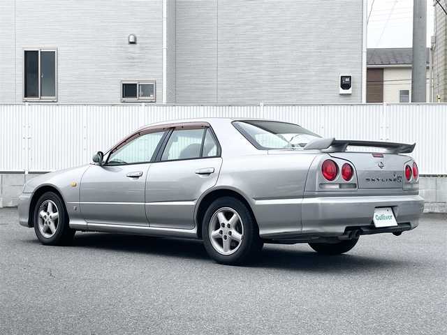 日産 スカイライン GT 栃木県 1998(平10)年 14.4万km ソニックシルバー 5Fマニュアル/社外CD/MDオーディオ（Kenwood製）/社外ETC/助手席バニティミラー付きサンバイザー/キーレスキー/スペアキーあり（キーレス無し）/純正フロアーマット/取扱説明書・整備記録簿多数