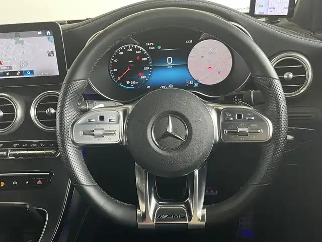 メルセデス・ベンツ ＧＬＣ２２０ d 4マチック クーペ AMGライン 山形県 2020(令2)年 2.1万km ダイヤモンドホワイト 純正メーカーナビ/AMFM/BT/USB/フルセグ/全方位カメラ/ビルトインETC2.0/サンルーフ/前方ドライブレコーダー/レザーシート/パワーシート/メモリシート/全席シートヒーター/前席エアシート/ACC/アクティブステアリングアシスト/アクティブレーンキープアシスト/HUD/アクティブブレーキアシスト/アテンションアシスト/ＢＳＭ/パワーバックドア/レーダー探知機/パドルシフト/純正フロアマット/純正20インチＡＷ/LEDヘッドライト/保証書/スペアキー