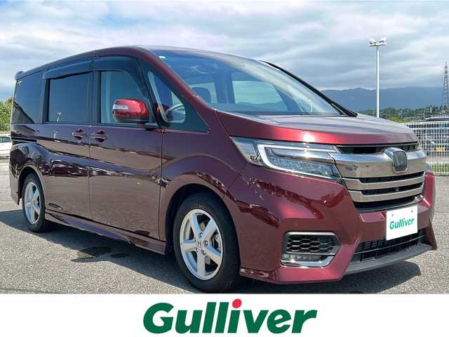 ホンダ ステップワゴン スパーダ クルスピセンシング 富山県 2021(令3)年 1.9万km プレミアムディープロッソパール ４WD/純正スピーカー/純正ナビ/Bluetooth／DVD／CD/全方位カメラ/ETC2.0/両側パワースライド/衝突軽減ブレーキ/レーンキープアシスト/コーナーセンサー/レーダークルーズコントロール/ドライブレコーダー/純正16インチAW/冬タイヤ積込/カーテンエアバッグ