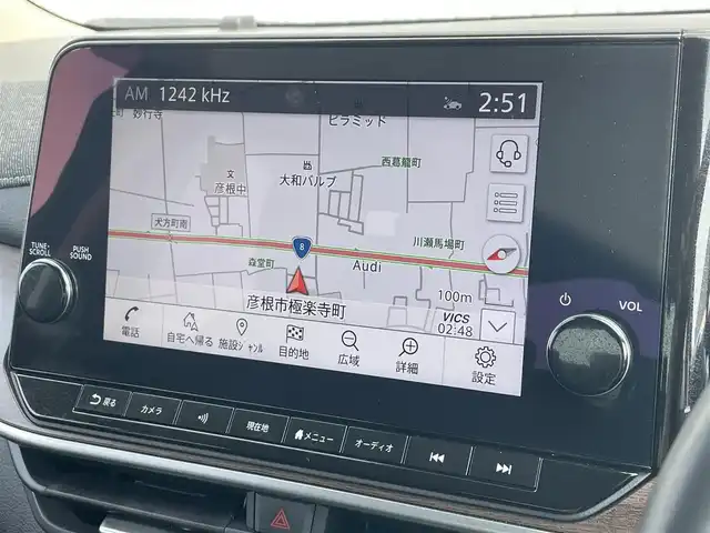 日産 オーラ G レザーエディション 滋賀県 2022(令4)年 2.8万km 黒 純正ナビ/（BT/フルセグ/USB）/全方位カメラ/ビルトインETC2.0/衝突軽減システム/盗難防止装置/追従クルーズコントロール/デジタルインナーミラー/レザーシート/シートヒーター/ステアリングヒーター/ステアリングスイッチ/革巻きステアリング/ブラインドスポットモニター/コーナーセンサー/LEDヘッドライト/オートマチックハイビーム/ドライブレコーダー/純正アルミホイール/スマートキー