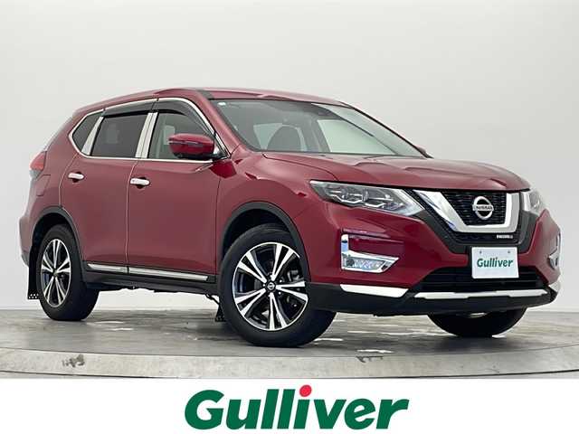 日産 エクストレイル 20Xi 宮城県 2018(平30)年 4.6万km ガーネットレッド 4WD/電動リアゲート/純正9インチナビ/(AM/FM/iPod/SD/USB/BT/AUX/HDMI/TV/CD/DVD/Blu-ray)/アラウンドビューモニター/デジタルインナーミラー/レーダークルーズコントロール/プロパイロット/ETC/前方ドライブレコーダー/TVキャンセラー/プッシュスタート/スマートキー/合皮シート/オートライト/LEDヘッドライト/フォグランプ/ドアバイザー/純正フロアマット/純正18インチアルミホイール