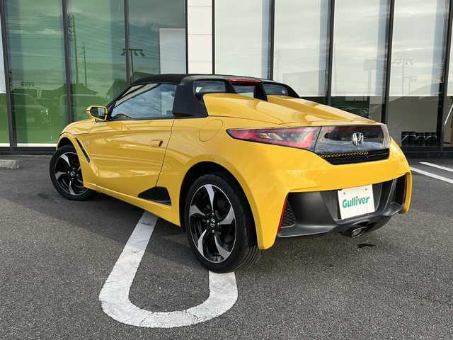 ホンダ Ｓ６６０ α 岐阜県 2016(平28)年 3.6万km カーニバルイエローⅡ 登録時走行距離35405km/純正センターディスプレイオーディオ/バックカメラ/Blue tooth・AUX・USB・HDMI・FM・AM/ETC/クルーズコントロール/ドライブレコーダー前方/ＬＥＤヘッドライト/ハーフレザーシート/オープンカー/純正15アルミホイール/プッシュスタート/スマートキー/禁煙車