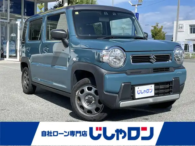 スズキ ハスラー HYBRID G 山梨県 2021(令3)年 11.5万km デニムブルー ガンメタリック 2トーン (株)IDOMが運営する【じしゃロン甲府店】の自社ローン専用車両になります。/こちらは現金またはオートローンご利用時の価格です。自社ローンご希望の方は別途その旨お申付け下さい/パイオニア製7型メモリーナビ/（CD・DVD・SD・BTオーディオ）/バックカメラ/ETC/D+N席シートヒーター/社外フロアマット/スマートキーｘ２