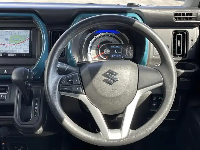 スズキ ハスラー HYBRID G 山梨県 2021(令3)年 11.5万km デニムブルー ガンメタリック 2トーン (株)IDOMが運営する【じしゃロン甲府店】の自社ローン専用車両になります。/こちらは現金またはオートローンご利用時の価格です。自社ローンご希望の方は別途その旨お申付け下さい/パイオニア製7型メモリーナビ/（CD・DVD・SD・BTオーディオ）/バックカメラ/ETC/D+N席シートヒーター/社外フロアマット/スマートキーｘ２