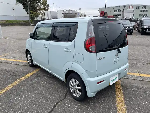 日産 モコ X 新潟県 2011(平23)年 13.1万km アロマティックアクア 純正オーディオ/バックカメラ/スタッドレスタイヤAWセット積載