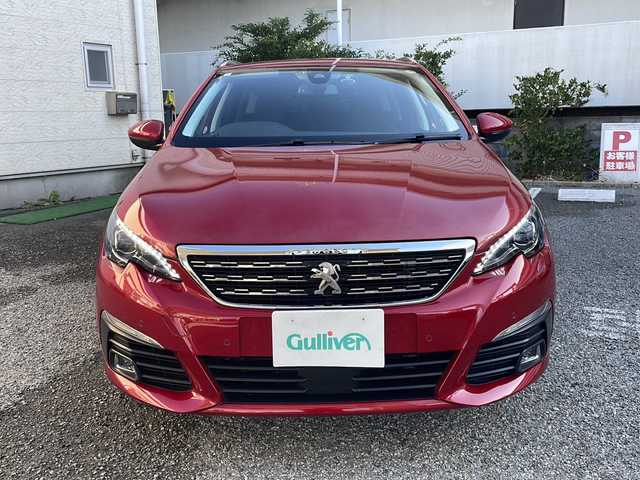 プジョー ３０８ SW アリュール ブルーHDi 兵庫県 2019(平31)年 3.4万km 赤 純正ナビ　ラジオ、USB/ETC/バックカメラ/衝突被害軽減ブレーキ/コーナーセンサー/前方ドライブレコーダー/ハーフレザーシート/アイドリングストップ/プッシュスタート/スマートキー×２