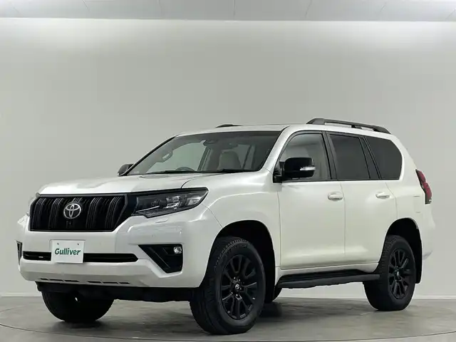 トヨタ ランドクルーザー プラド TX Lパッケージ マットブラED 埼玉県 2023(令5)年 2.9万km ホワイトパールクリスタルシャイン サンルーフ　純正９型ナビ　全方位　本革　ＢＳＭ　ビルトインＥＴＣ２．０　前後ドライブレコーダー　温シート　エアシート　追従走行　寒冷地仕様　ＢＴ　パワーシート　ルーフレール　ＬＥＤヘッドライト