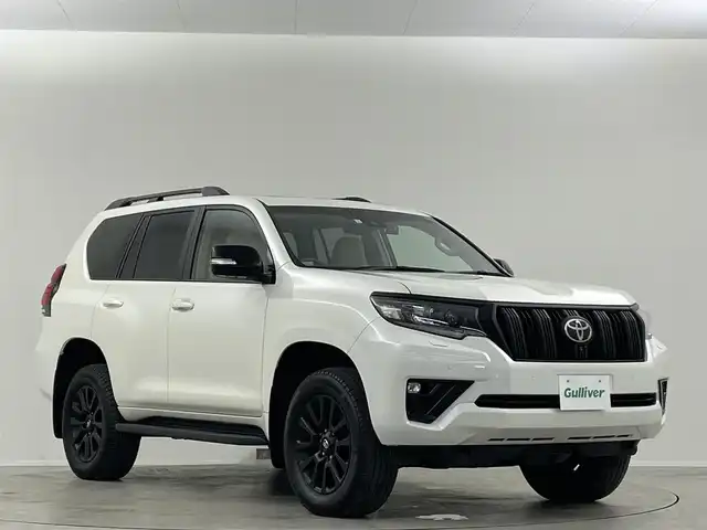 トヨタ ランドクルーザー プラド TX Lパッケージ マットブラED 埼玉県 2023(令5)年 2.9万km ホワイトパールクリスタルシャイン サンルーフ　純正９型ナビ　全方位　本革　ＢＳＭ　ビルトインＥＴＣ２．０　前後ドライブレコーダー　温シート　エアシート　追従走行　寒冷地仕様　ＢＴ　パワーシート　ルーフレール　ＬＥＤヘッドライト