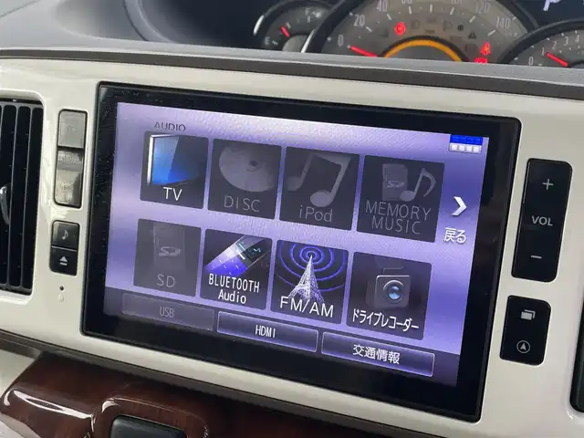 ダイハツ ムーヴ キャンバス G メイクアップ リミテッド　SAⅢ 福岡県 2020(令2)年 4.8万km パールホワイトⅢ/ナチュラルベージュマイカメタリック 2トーン 純正8型SDナビ(フルセグTV/CD/DVD/BT)/全方位/衝突軽減/ドラレコ/両側パワスラ/ルーフラック/ETC/USB/HDMI/純正フロアマット/純正LED/プッシュスタート/スマートキー