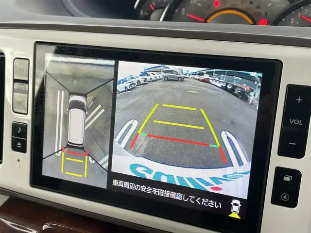 ダイハツ ムーヴ キャンバス G メイクアップ リミテッド　SAⅢ 福岡県 2020(令2)年 4.8万km パールホワイトⅢ/ナチュラルベージュマイカメタリック 2トーン 純正8型SDナビ(フルセグTV/CD/DVD/BT)/全方位/衝突軽減/ドラレコ/両側パワスラ/ルーフラック/ETC/USB/HDMI/純正フロアマット/純正LED/プッシュスタート/スマートキー