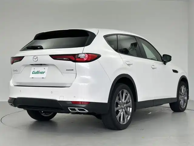 マツダ ＣＸ－６０ XD Lパッケージ 広島県 2023(令5)年 3万km ロジウムホワイトプレミアムメタリック 地上デジタルTVチューナー(フルセグ)/＝＝＝＝＝/純正12.3インチセンターディスプレイ/・AM/FM/USB/Bluetooth/AppleCarPlay/AndroidAuto/360度ビューモニター/ワイヤレス充電/AC100V電源/前席シートヒーター/パワーシート/運転席メモリー機能/ステアリングヒーターステアリングスイッチ/i-ACTIVSENSE/・衝突被害軽減ブレーキ/・車線逸脱警報システム/・パーキングセンサー/パワーバックドア/アイドリングストップ/純正20インチアルミホイール