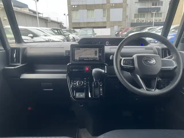 ダイハツ タント カスタム X 島根県 2023(令5)年 2.5万km パール 純正メモリナビ　/（フルセグＴＶ/ＤＶＤ再生/Ｂｌｕｅｔｏｏｔｈ接続）　/バックカメラ　/ビルトインＥＴＣ　/前方ドライブレコーダー　/両側パワースライド　/前後コーナーセンサー　/衝突軽減システム　/前席シートヒーター　/電動パーキングブレーキ／ホールド　/純正LEDヘッドライト/純正14インチアルミホイール/純正フロアマット